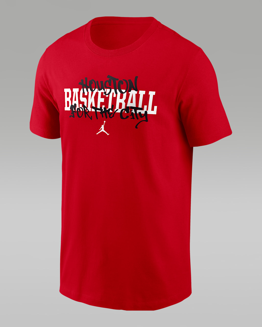 Houston Cougars Men's Jordan NCAA Cotton T-Shirt - University Red