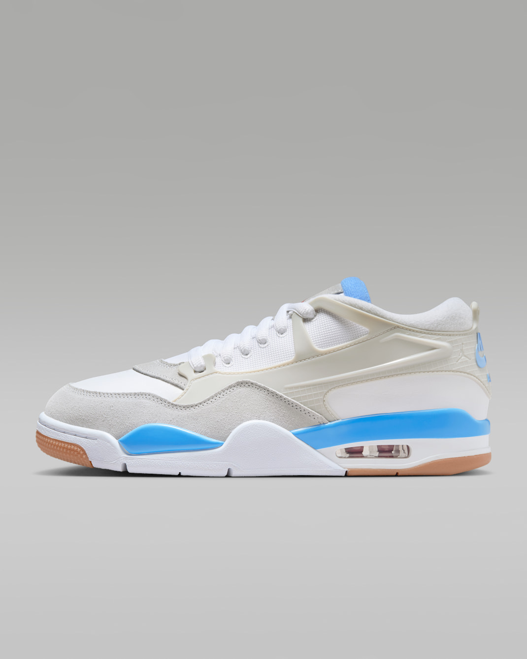 Air Jordan 4 RM Men's Shoes - White/White/Neutral Grey