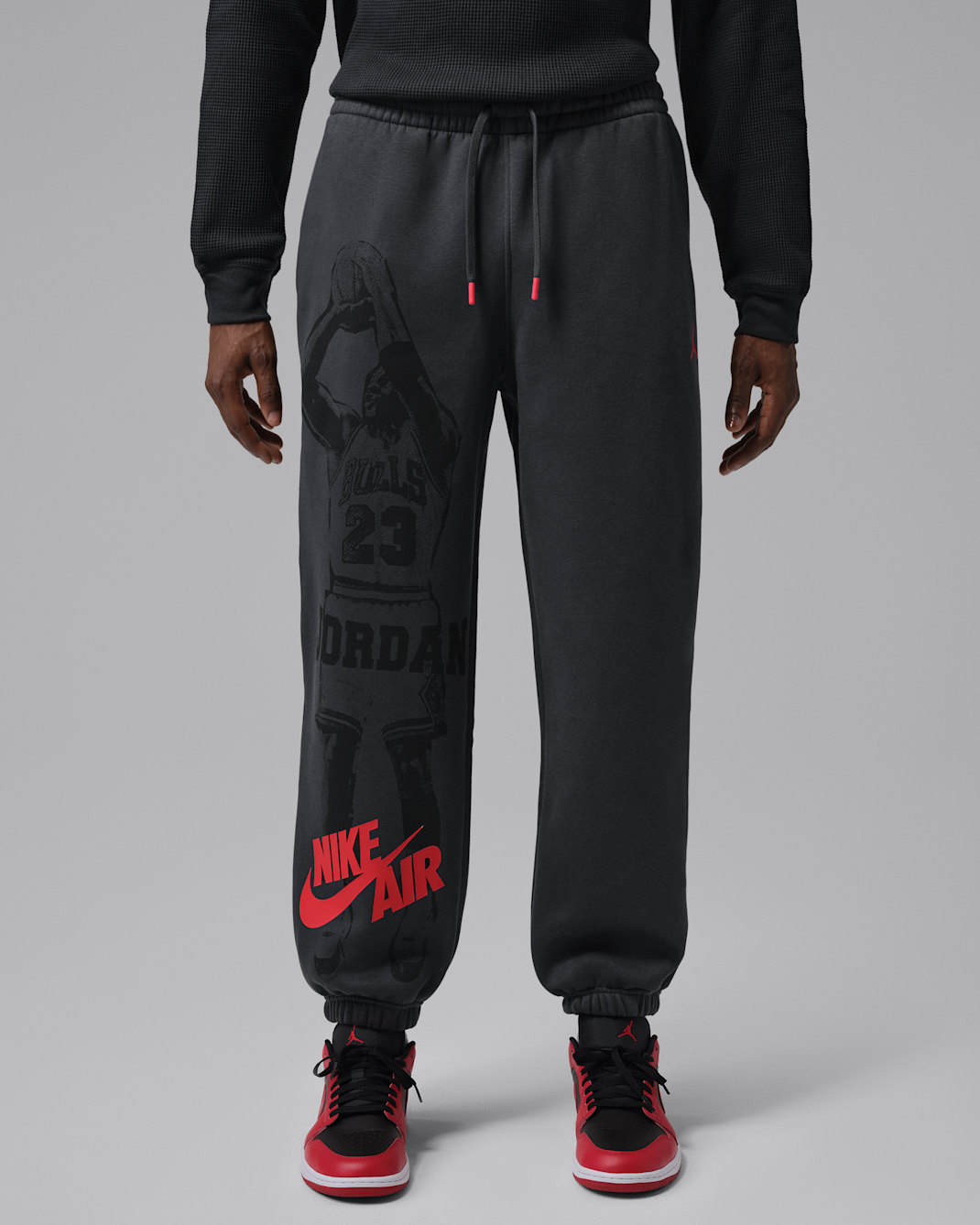 Jordan Brooklyn Fleece Men's Cuffed Pants - Off Noir