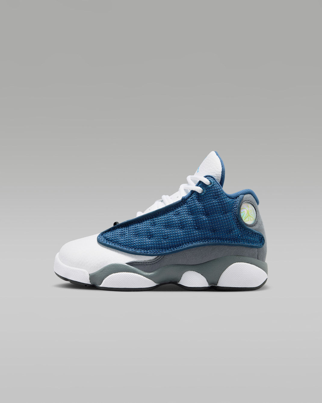 Jordan 13 Retro 'Flint' Younger Kids' Shoes - Navy/Flint Grey/White/University Blue