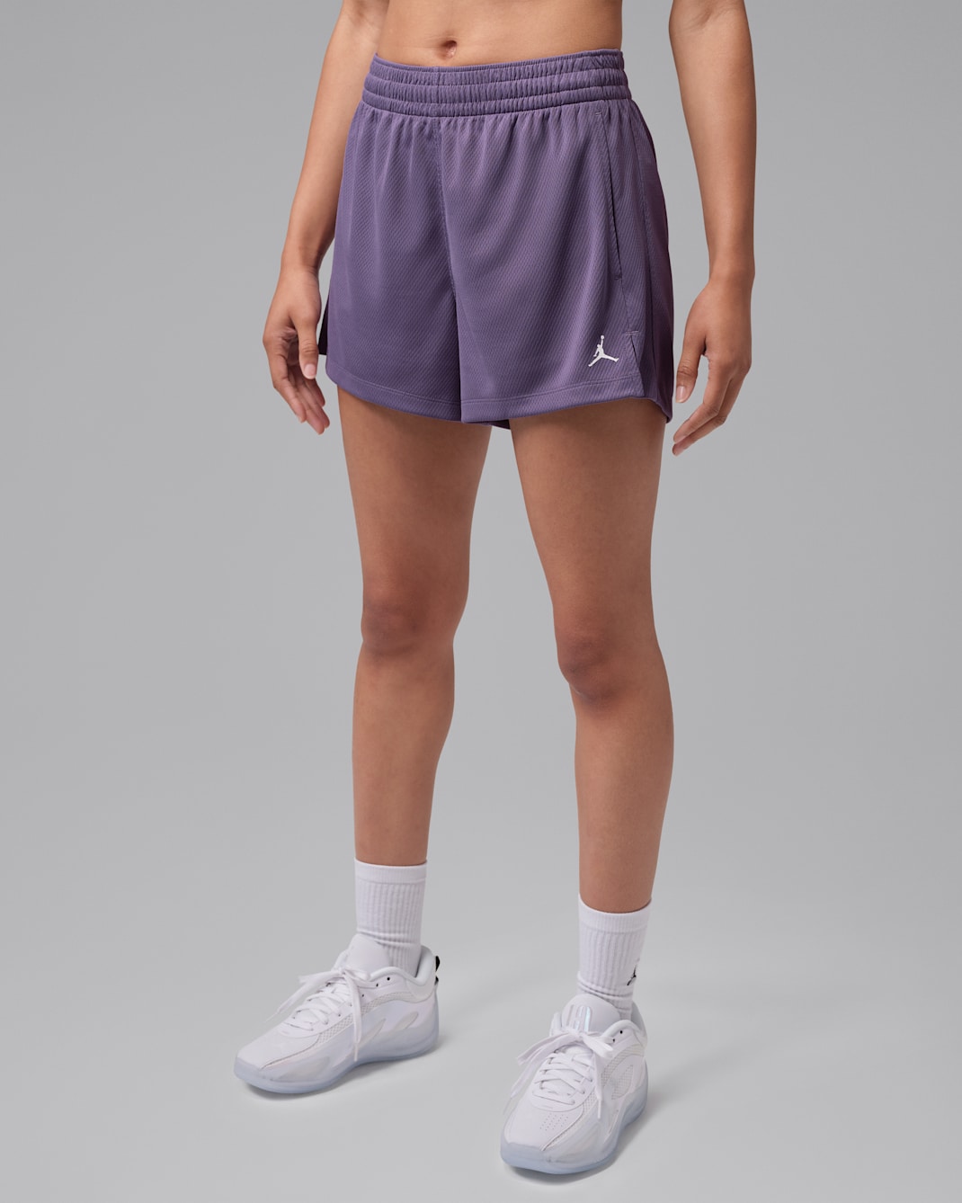 Jordan Sport Women's Mesh Shorts - Canyon Purple/White