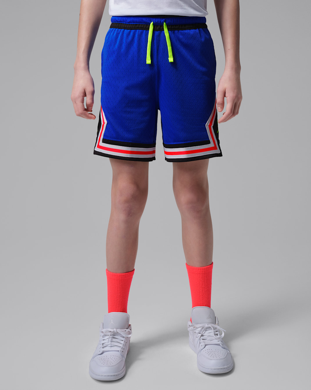 조던 주니어 드라이 핏 다이아몬드 스포츠 쇼츠 - 게임 로얄/블랙