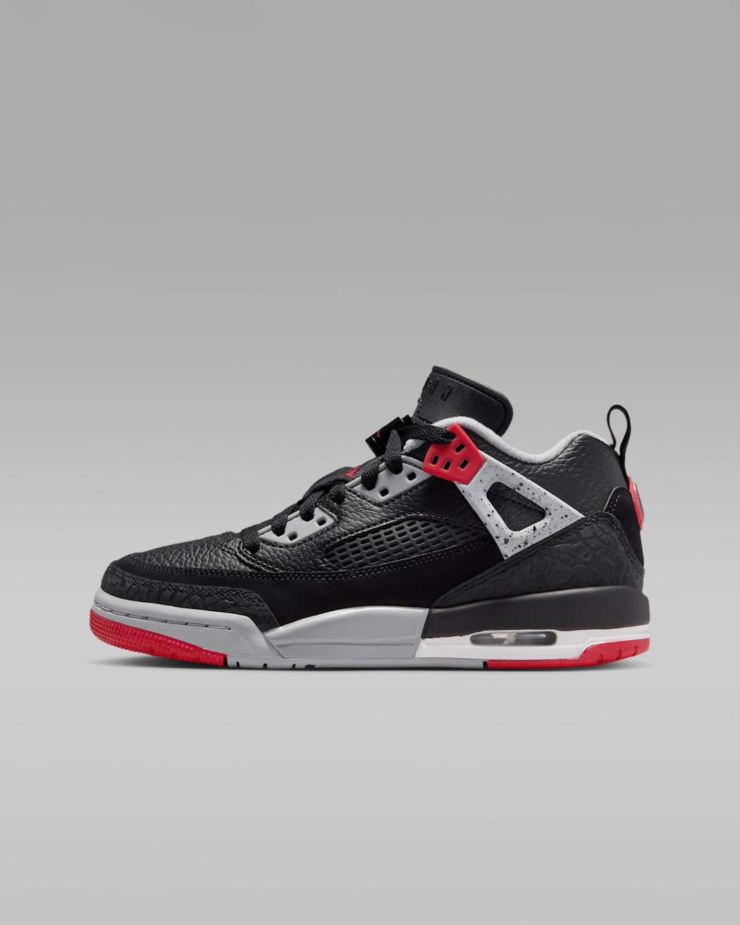 Scarpa Jordan Spizike Low – Ragazzo/a - Nero/Wolf Grey/Bianco/Gym Red