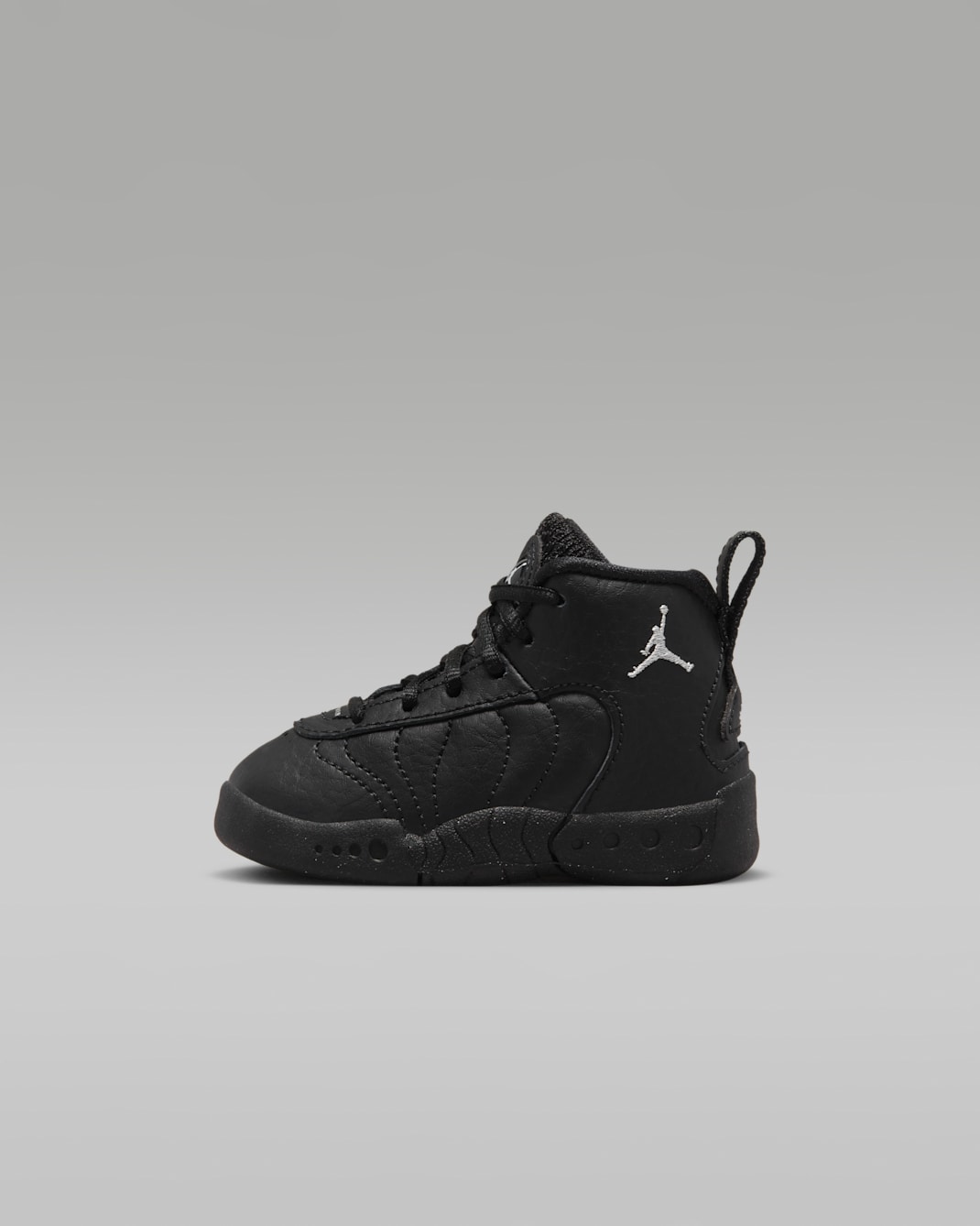 Jordan Jumpman Pro Baby/Toddler Shoes - Black/Metallic Silver/White