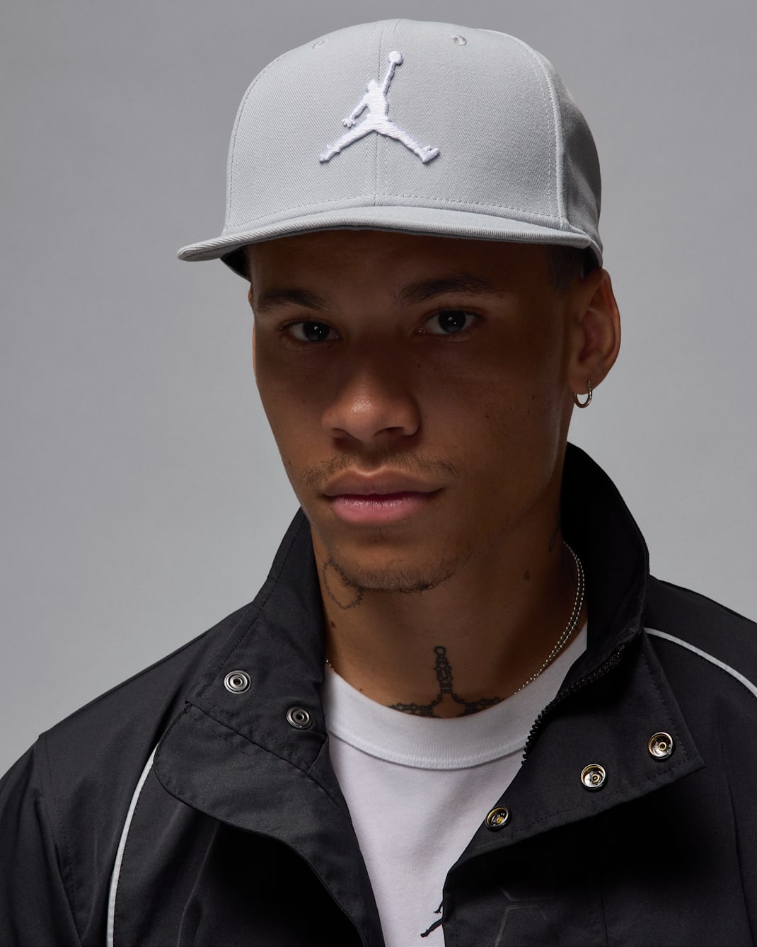 Ρυθμιζόμενο καπέλο jockey Jordan Jumpman Pro - Light Smoke Grey/Smoke Grey/Λευκό