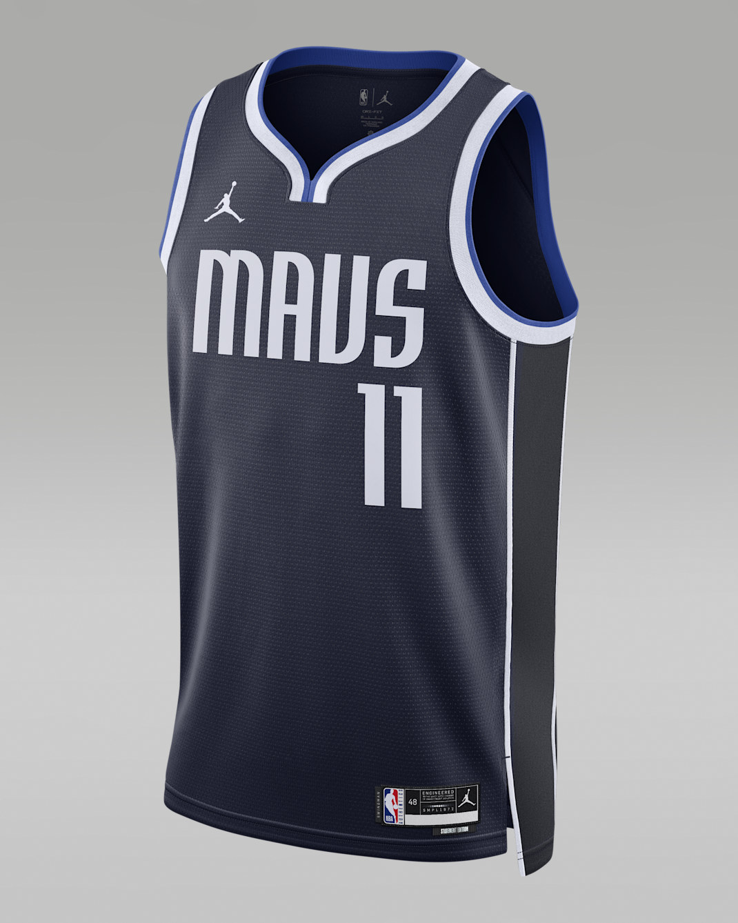 Jersey Jordan Dri-FIT de la NBA Swingman para hombre Dallas Mavericks Statement Edition - Azul marino universitario