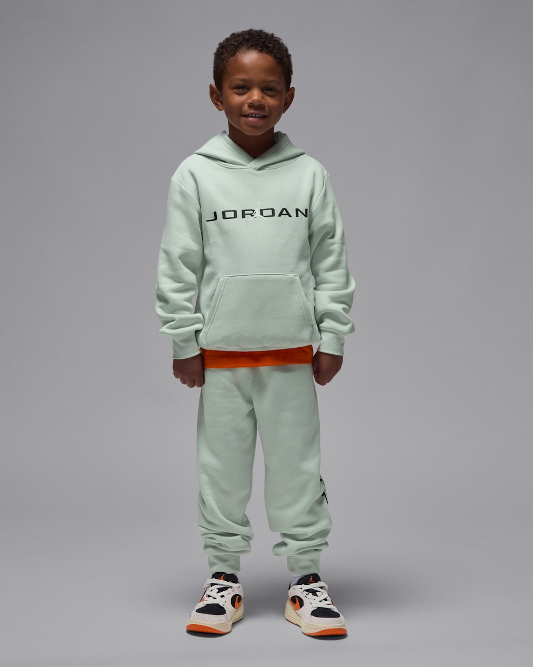 Jordan Conjunto de dos piezas Baseline de tejido Fleece - Niño/a pequeño/a - Plata claro