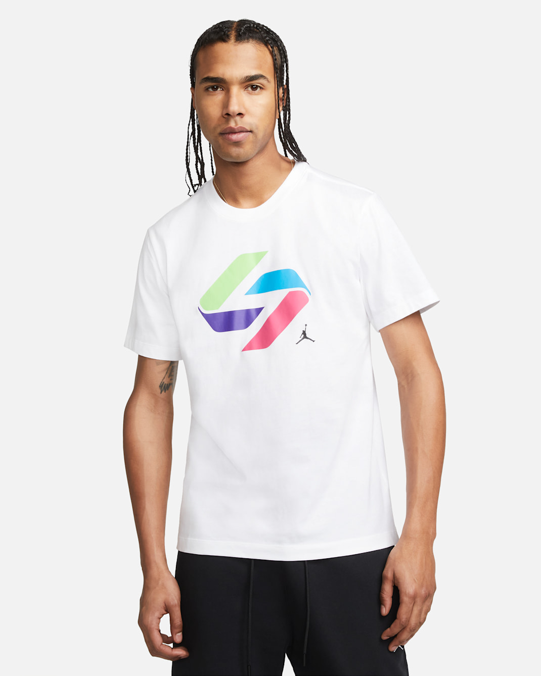 Luka NTR Glitch Men's T-Shirt - White