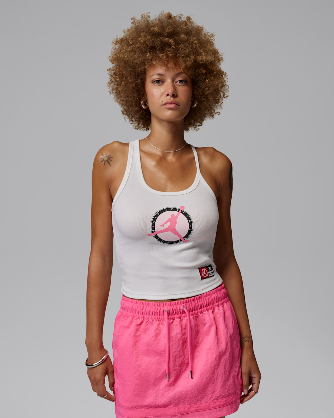 เสื้อกล้ามผู้หญิง Jordan Flight Club - ขาว