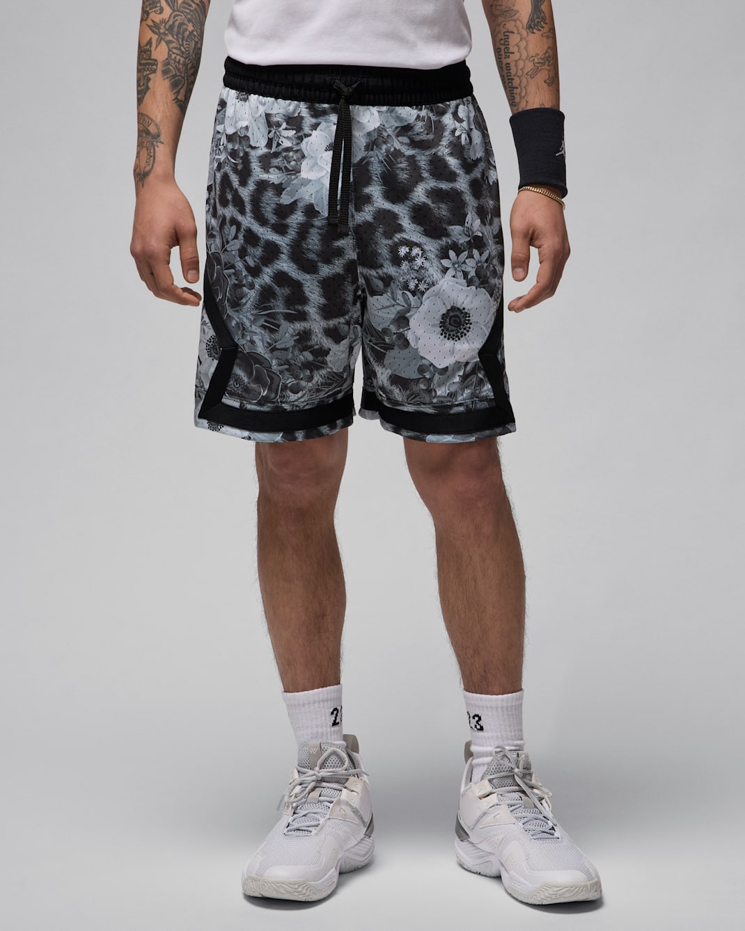 Shorts Dri-FIT Diamond para hombre Jordan Sport - Negro/Blanco/Blanco