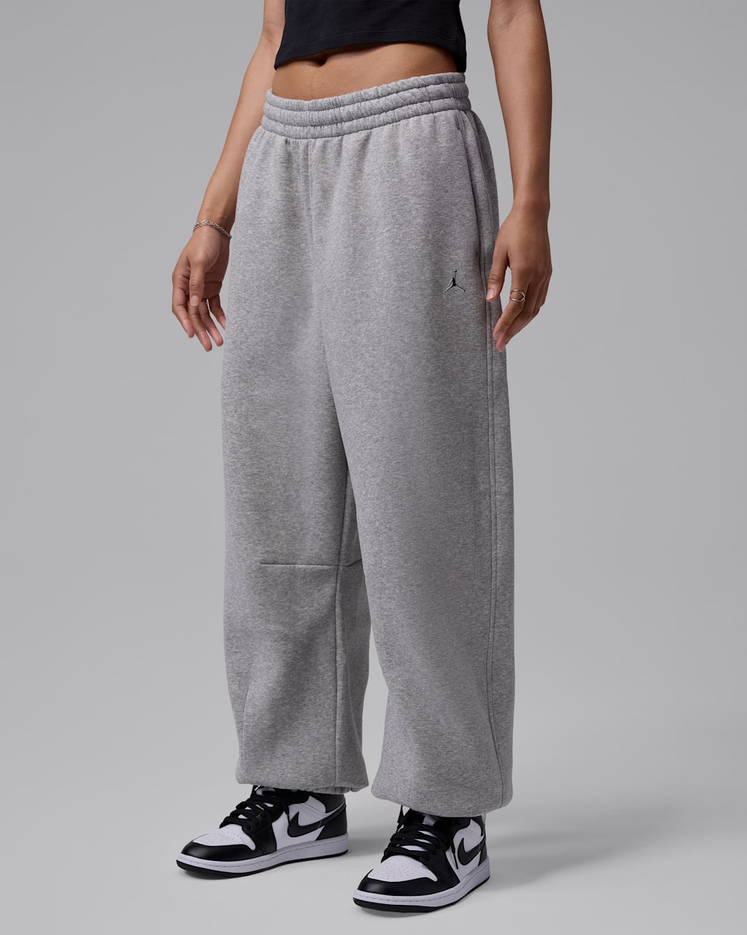 Pants para mujer Jordan Brooklyn - Gris oscuro jaspeado