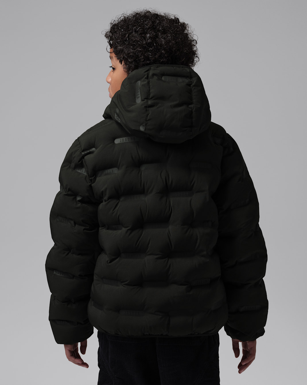 Jordan Big Kids' Heat Debossed Midweight Puffer Jacket