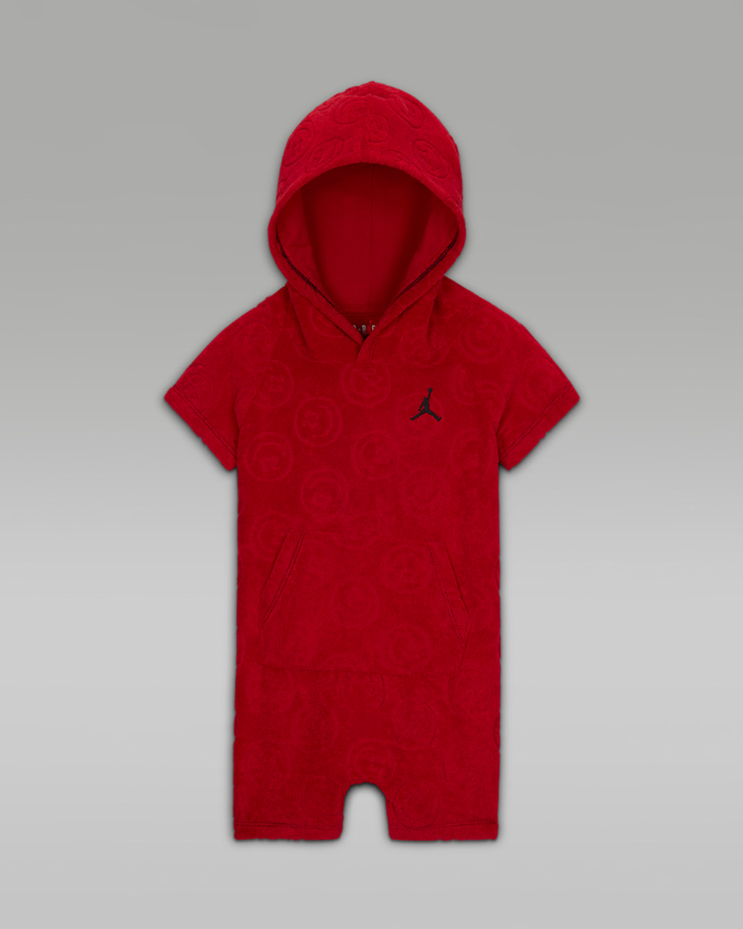 ジョーダン ベビー 23 スマイル テリー ロンパー - ジムレッド/ブラック