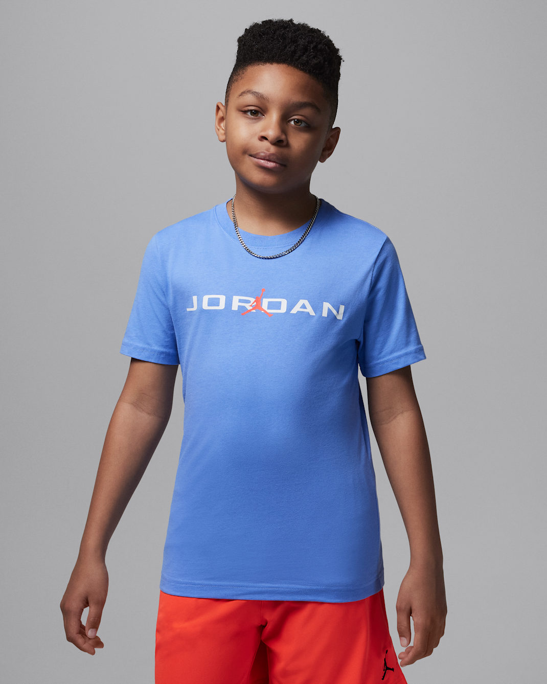 Playera para niños talla grande Air Stretch Jordan - Royal pulso
