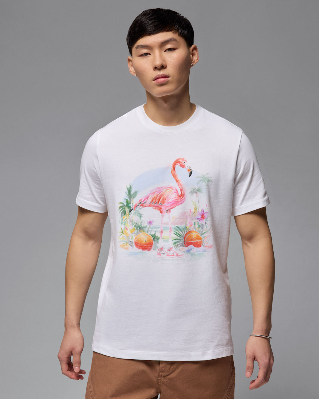 Jordan Flight Essentials Men's T-Shirt - White/Black