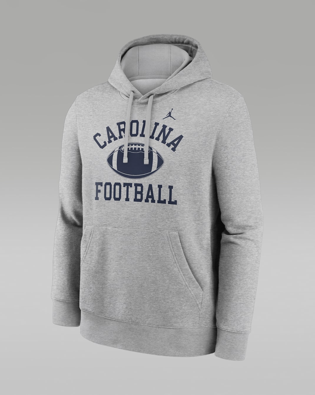 North Carolina Sideline Club Men's Nike Jordan Brand Pullover Hoodie - Dark Grey Heather