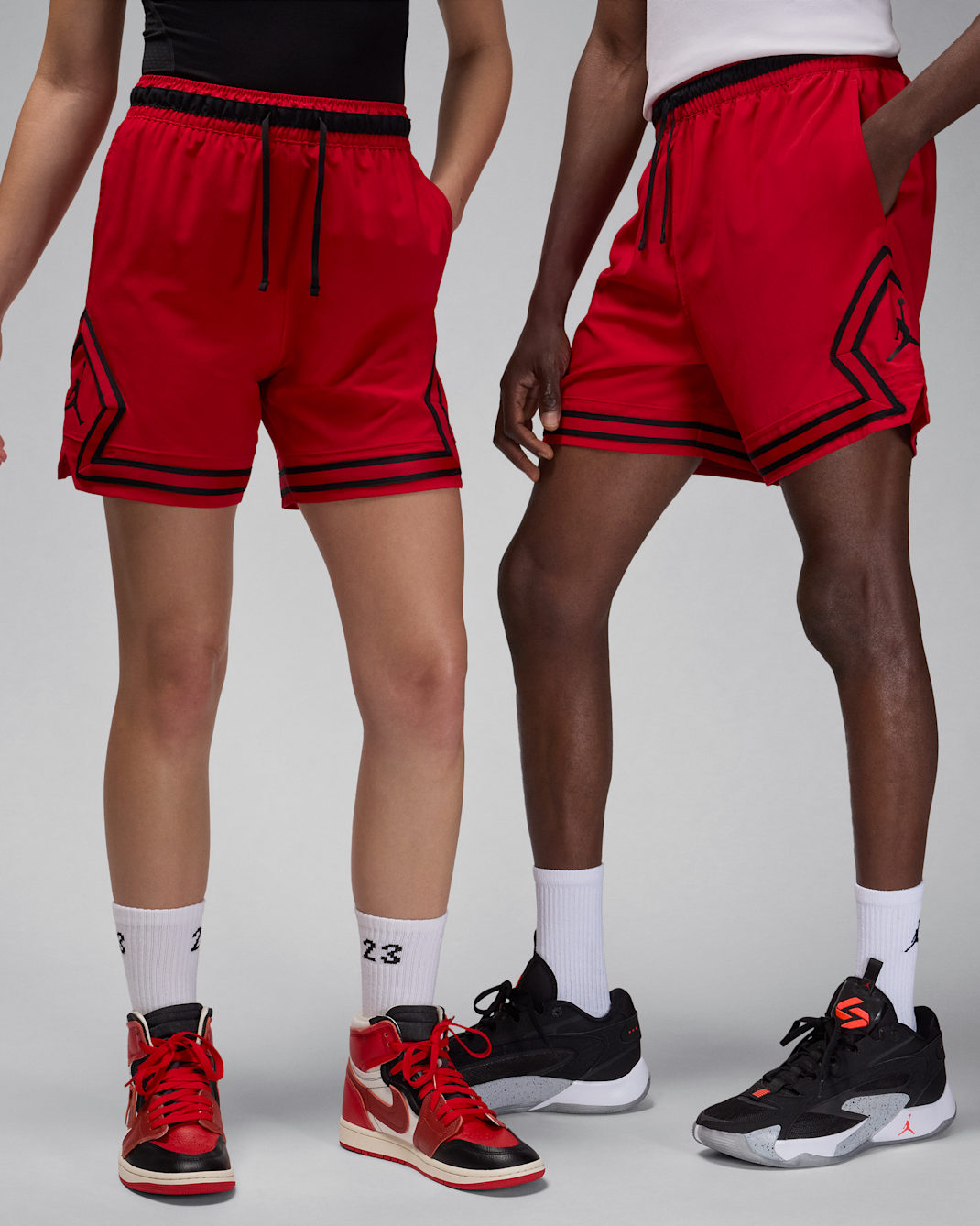 Shorts Diamond Dri-FIT de tejido Woven para hombre Jordan Sport - Rojo gimnasio/Negro/Negro