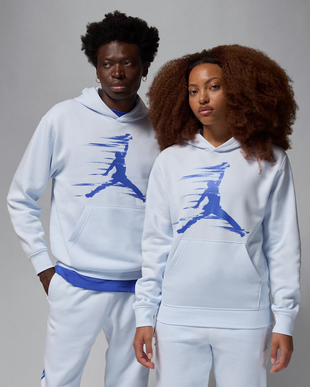 Sweat à capuche en tissu Fleece Jordan MVP pour homme - Football Grey/Game Royal/Football Grey