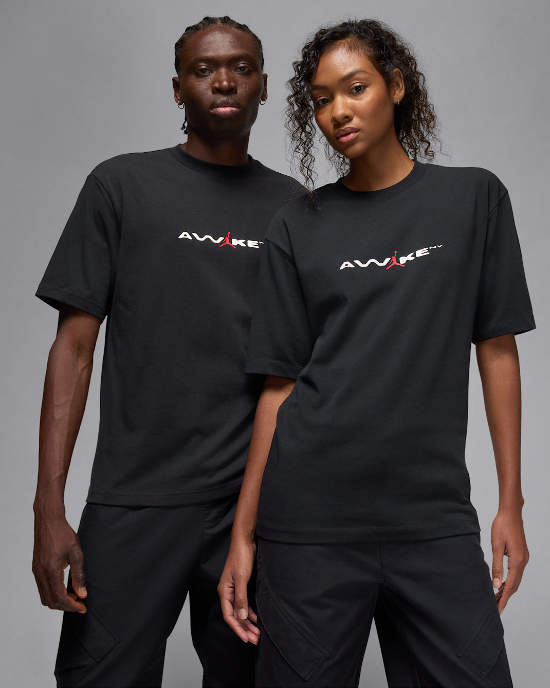 Jordan x Awake NY Men's T-Shirt - Black/White/University Red