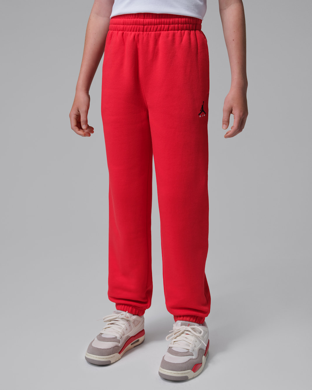 Jordan Brooklyn Fleece Big Kids' Joggers - University Red