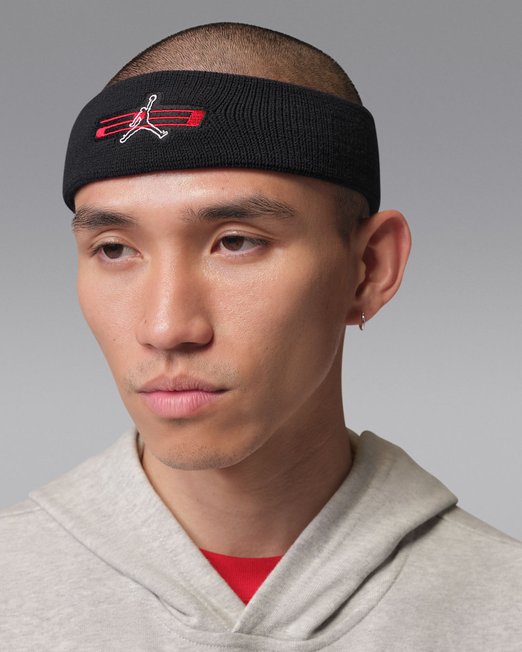 Pannband Jordan Jumpman Dri-FIT - Svart/Vit/Gym Red