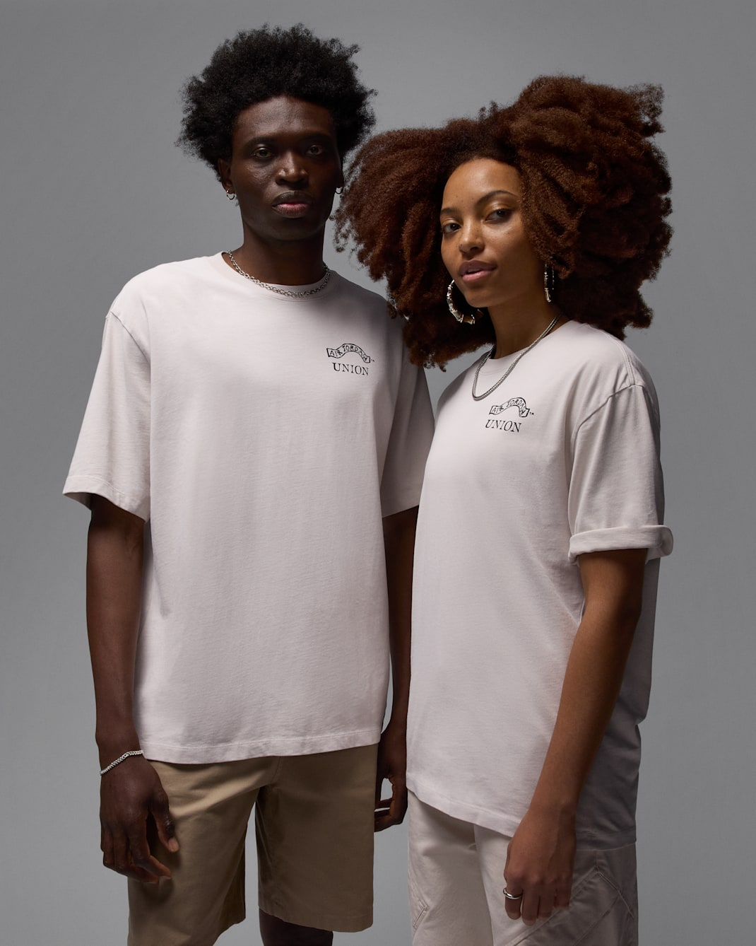 Jordan x Union LA Men's Short-Sleeve T-Shirt - Light Orewood Brown/Black