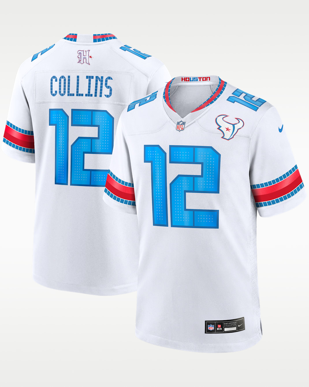Nico Collins Houston Texans Rivalries Collection Men's Nike NFL Game Jersey - White