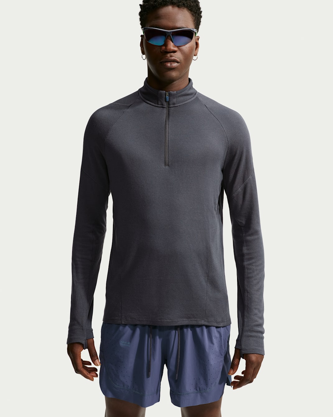 NikeLab | Running mellomlag i ullblanding til herre - Gridiron/New Slate/Gridiron