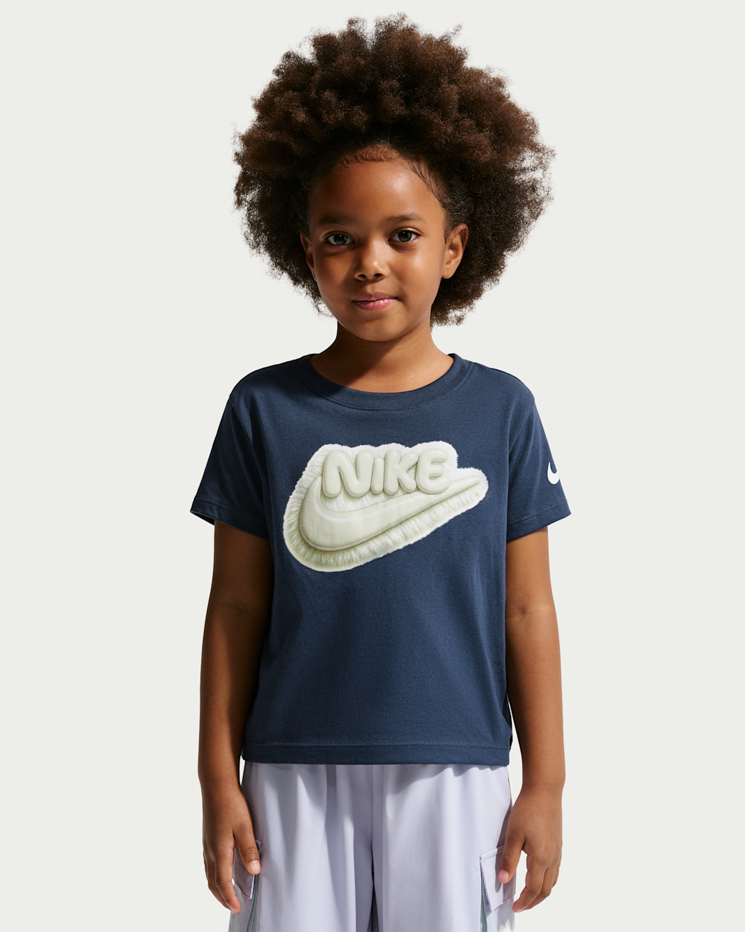 Nike Little Kids' Dream Float Boxy T-Shirt - Midnight Navy