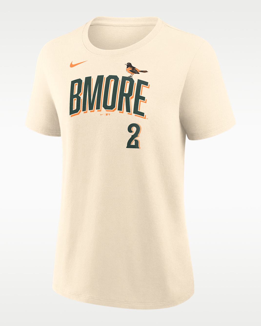 Gunnar Henderson Baltimore Orioles City Connect Women's Nike MLB T-Shirt - Natural