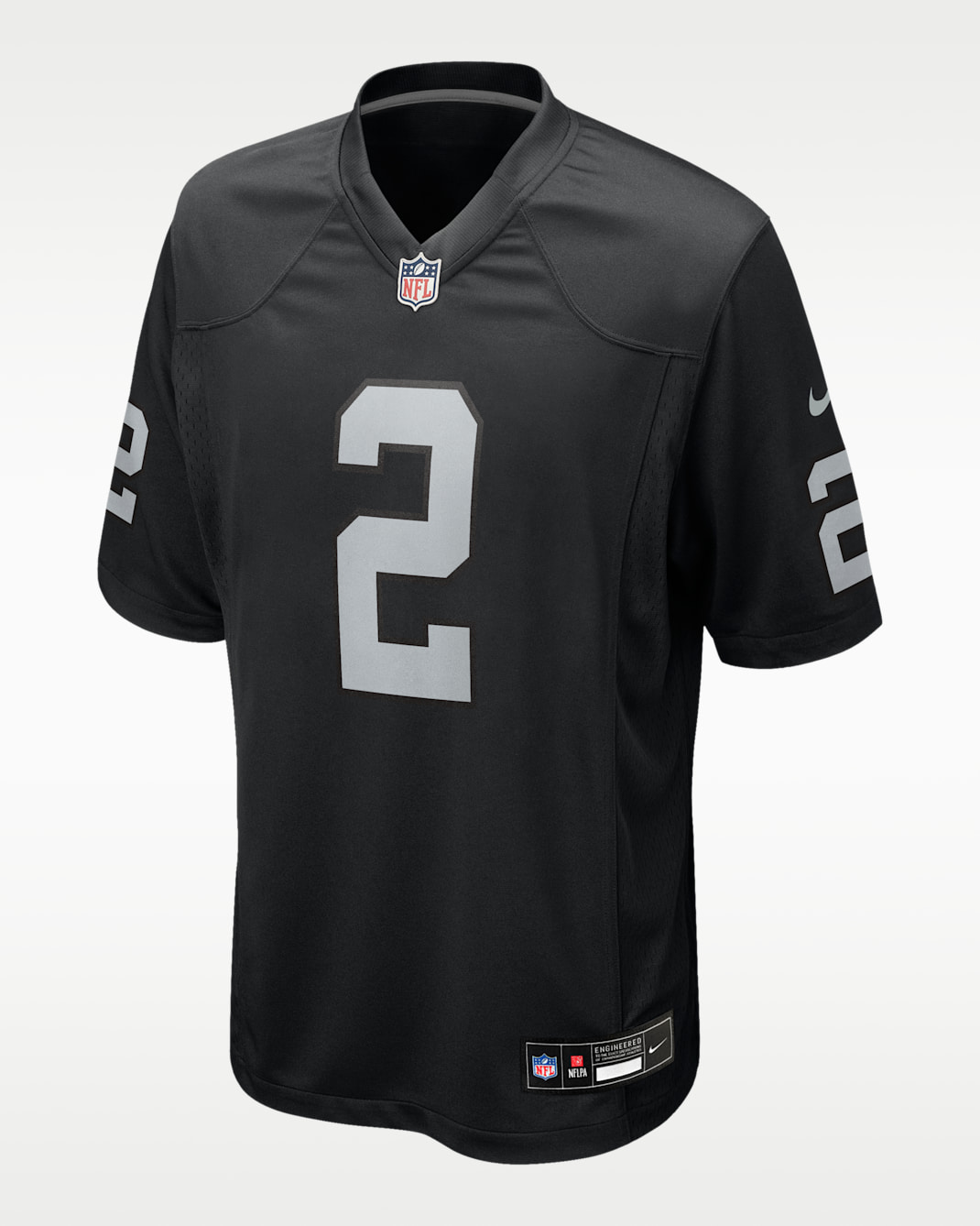 Jersey Nike de la NFL Game para niños talla grande Ashton Jeanty Las Vegas Raiders 2025 NFL Draft First Round Pick - Negro