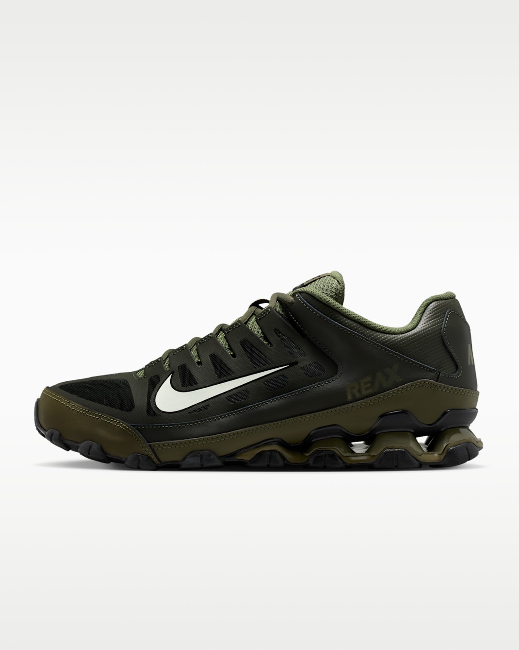 Nike Reax 8 TR Men's Workout Shoes - Sequoia/Medium Olive/Black/Summit White