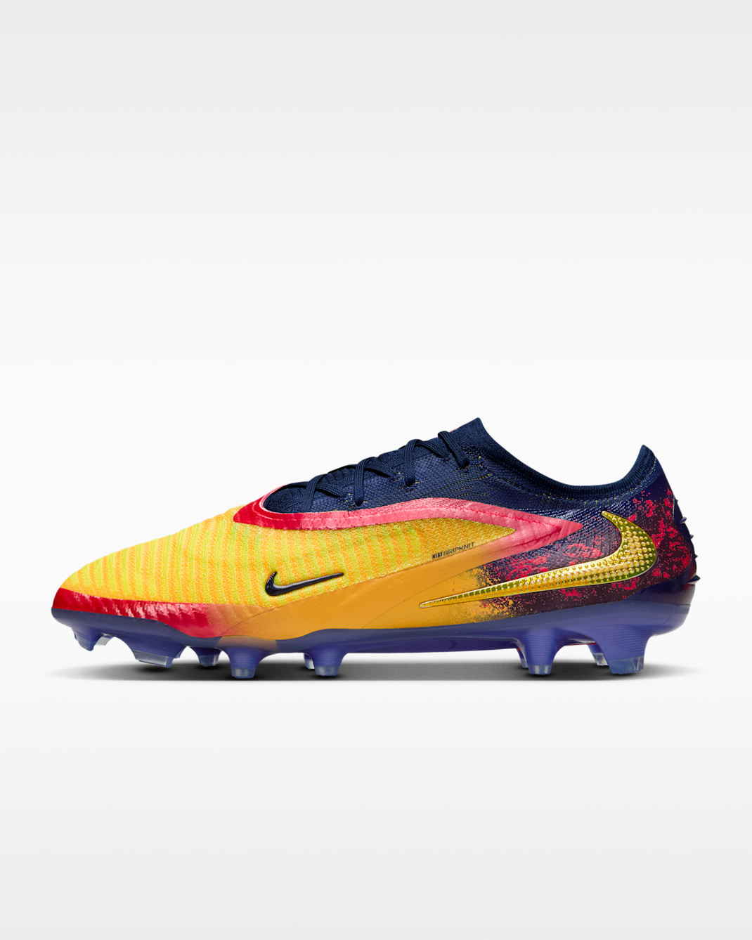 Nike Phantom 6 Low Elite "Erling Haaland" Firm-Ground Soccer Cleats - Laser Orange/Blue Void/Lemon Venom