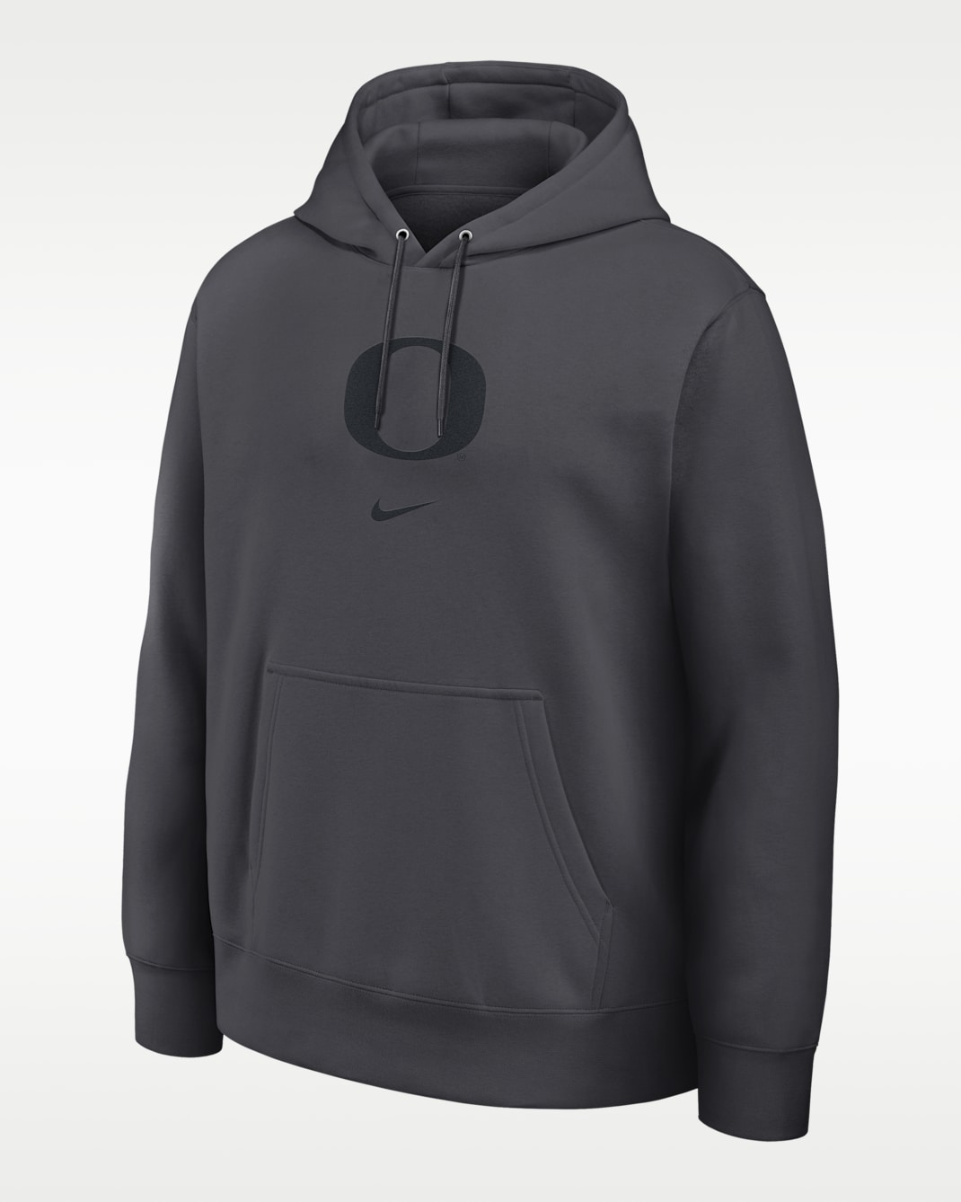 Sudadera con gorro sin cierre universitaria Nike para hombre Oregon Washed Club - Antracita