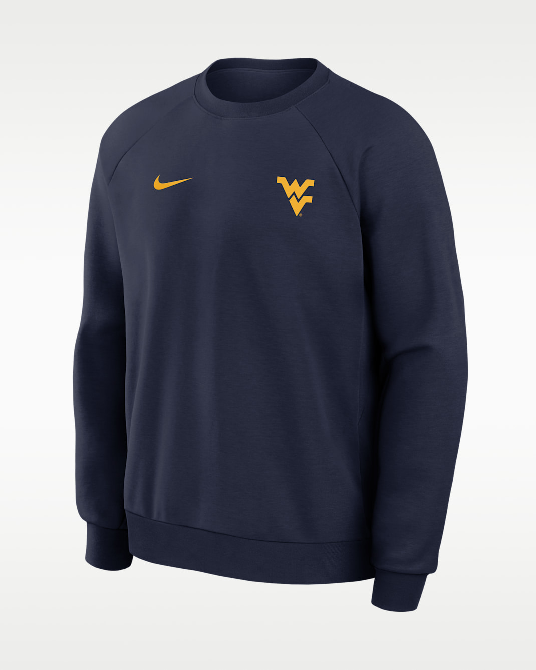 West Virginia Premium Performance Men's Nike Dri-FIT College Pullover Crew - College Navy