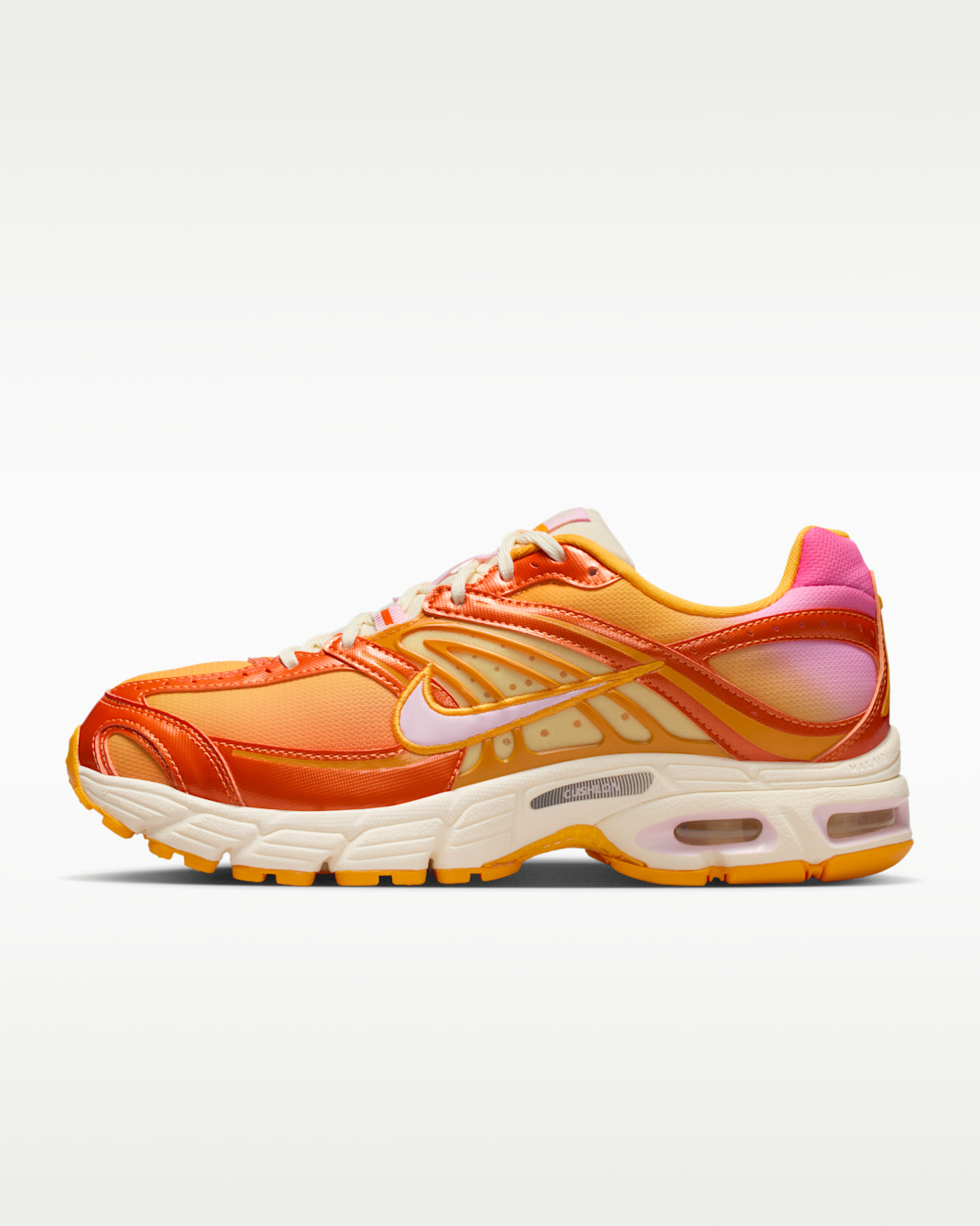 Nike Air Max Moto 2K Women's Shoes - Orange Horizon/University Gold/Multi-Color/Pink Foam