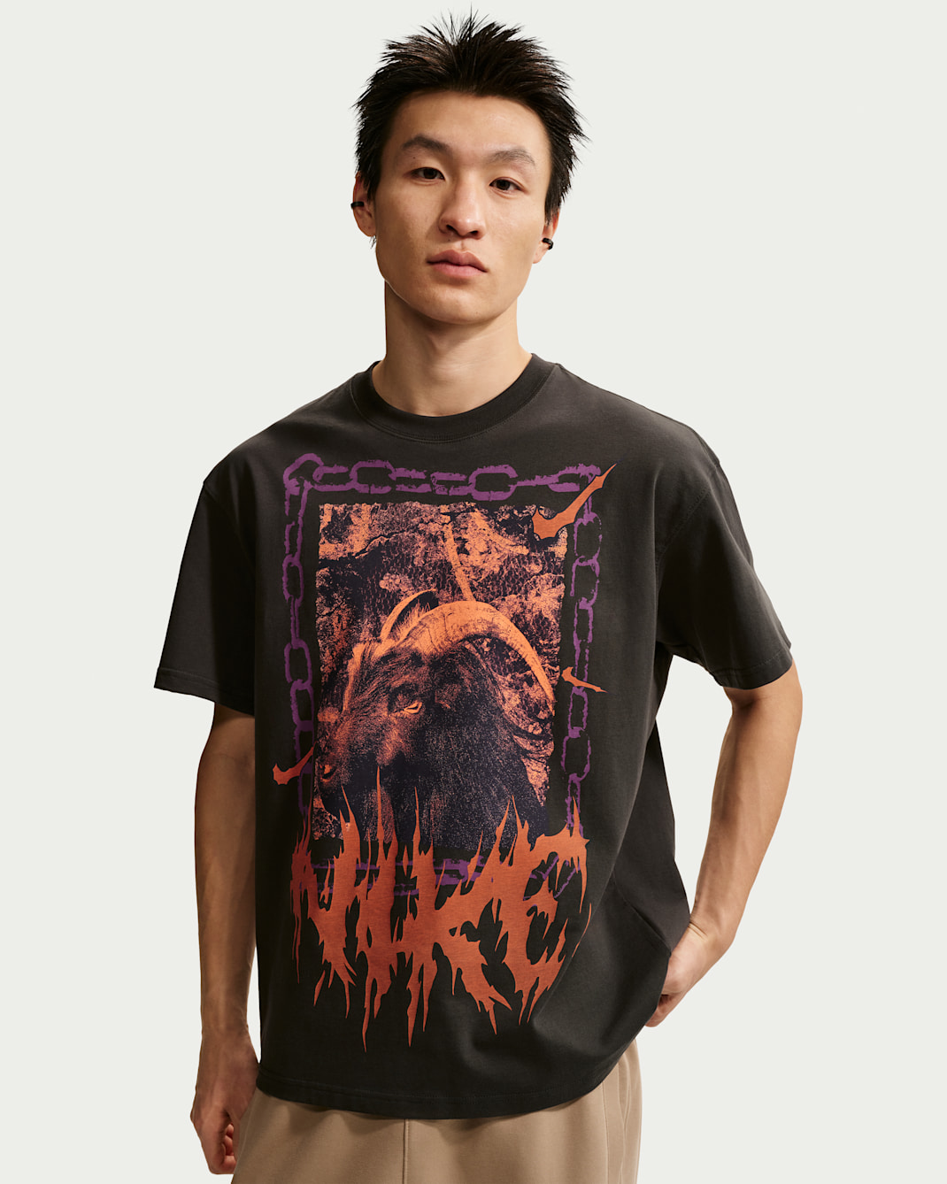 ナイキ メンズ バスケットボール Tシャツ - オフノワール