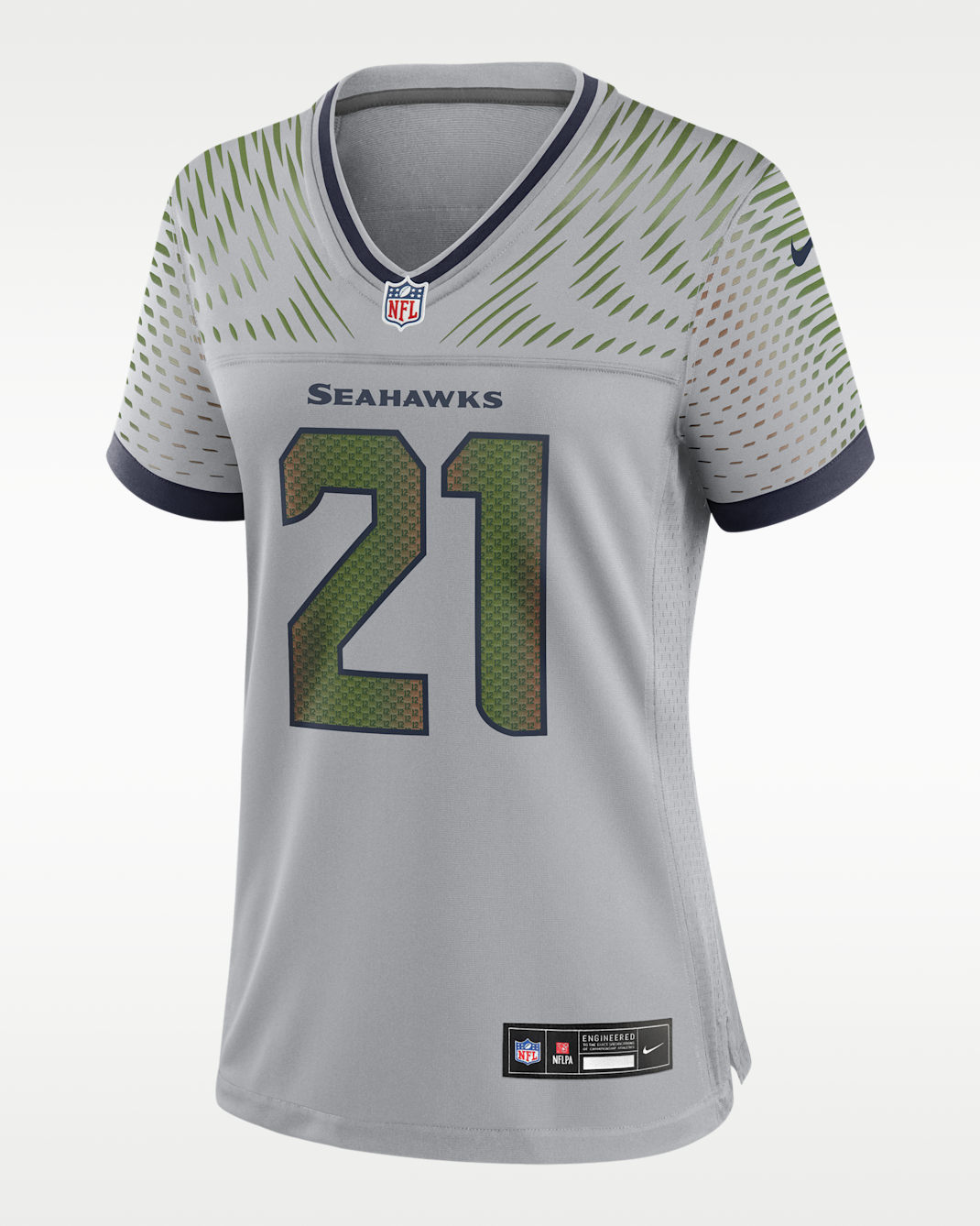 Jersey Nike de la NFL Game para mujer Devon Witherspoon Seattle Seahawks Rivalries Collection - Gris