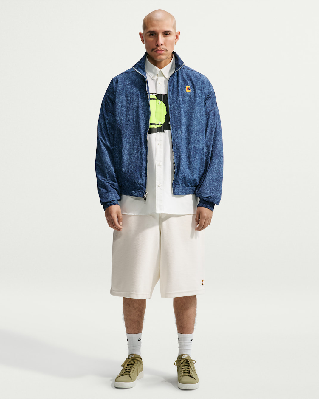 Nike Club Rules frottéshorts til herre - Sail/Sail/Svart/Sail