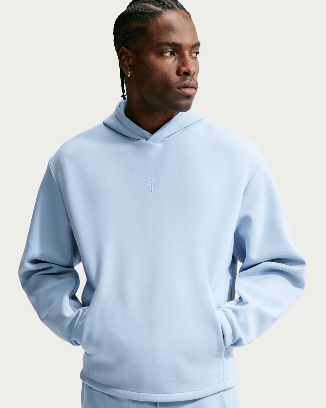 Sweat à capuche de basket Nike Dri-FIT Kobe pour homme - Light Armory Blue/Light Armory Blue