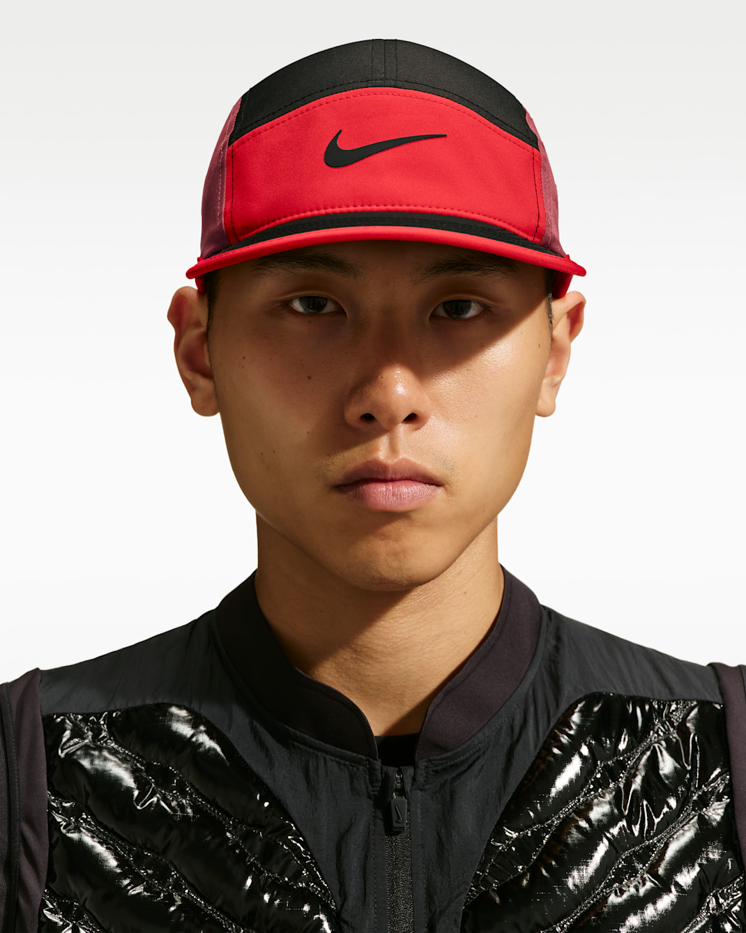 Nike Fly Dri-FIT Unstructured Swoosh Cap - Light Crimson/Black/Pink Smoke/Black