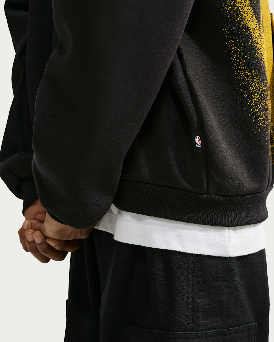 Golden State Warriors Standard Issue Men's Fleece Basketball Hoodie