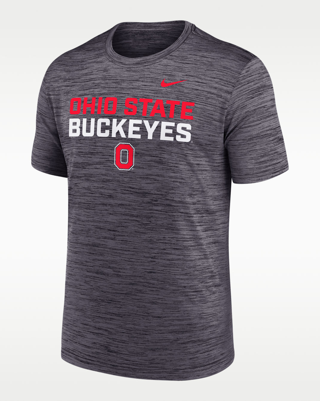 Ohio State Campus Center Stack Velocity Men's Nike Dri-FIT College T-Shirt - Black
