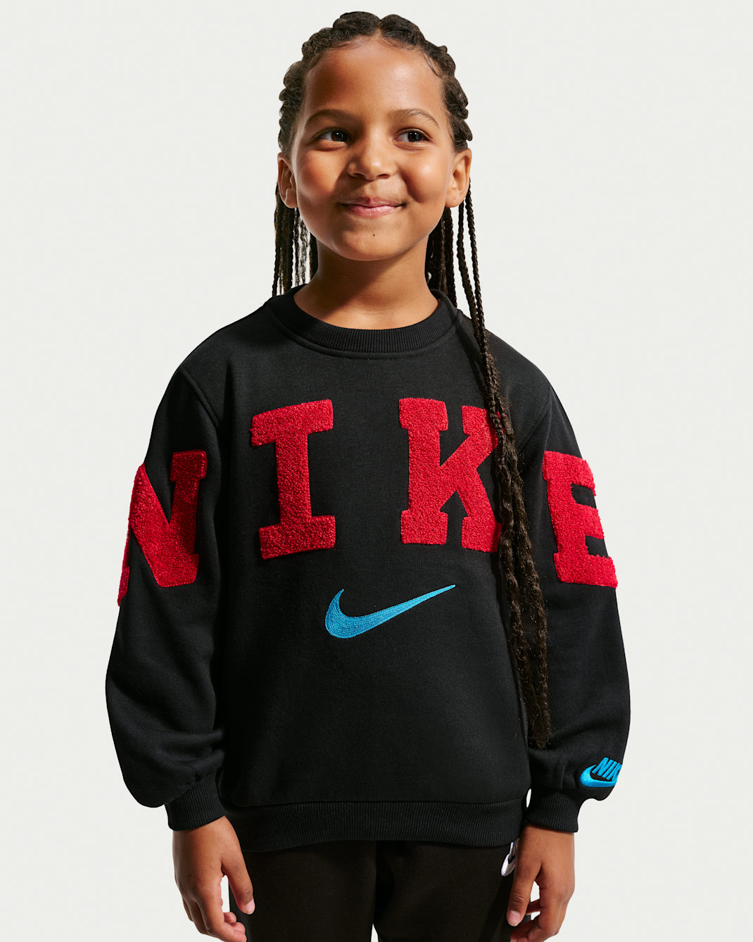 Nike Club Little Kids' Chenille Fleece Crew