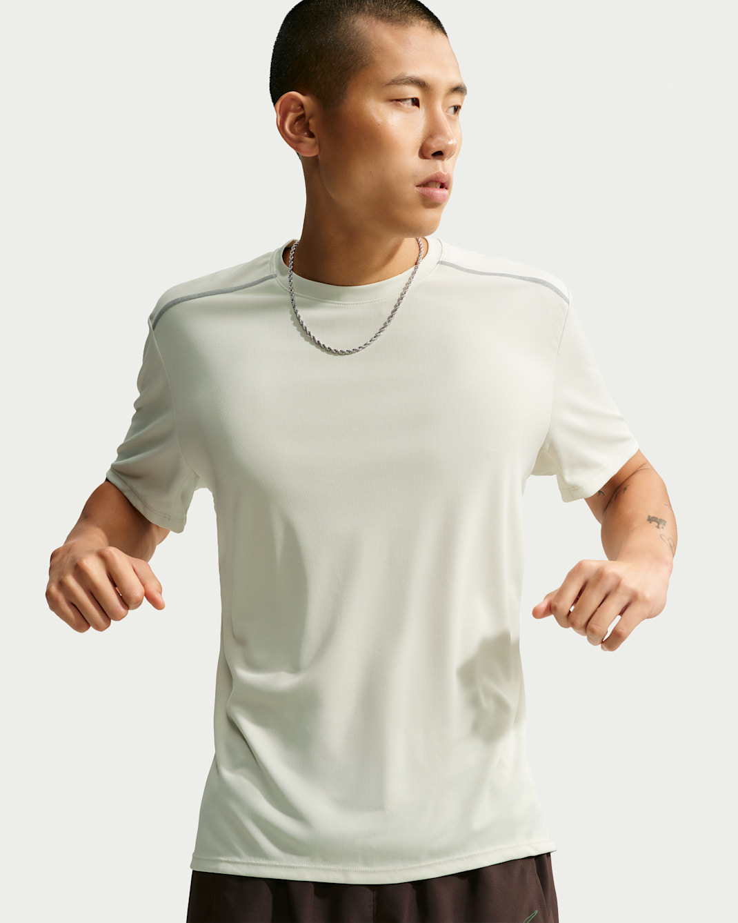 Nike Miler Men's Dri-FIT Short-Sleeve Running Top - Sea Glass