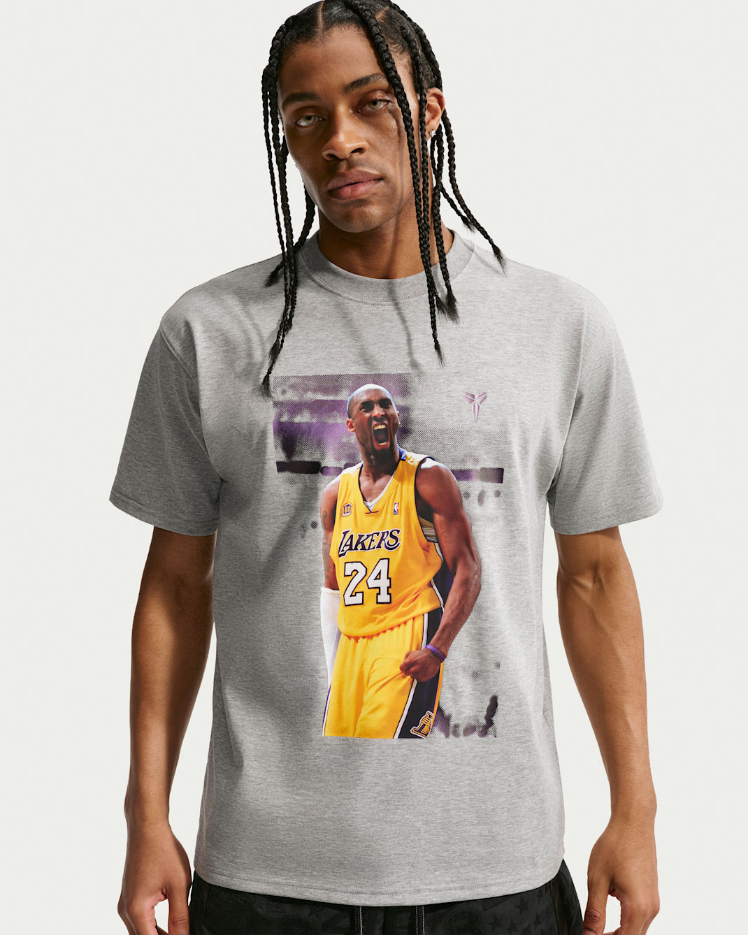 Kobe Dri-FIT-basketball-T-shirt til mænd - Dark Grey Heather