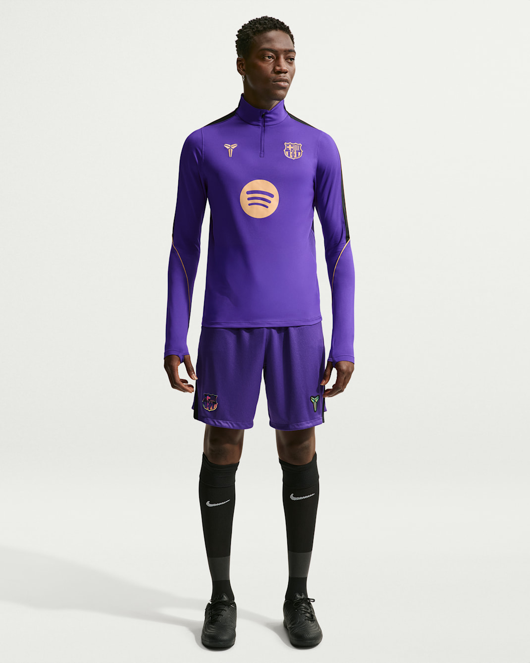 FC Barcelona Strike Away Men's Kobe Dri-FIT Soccer Knit Drill Top