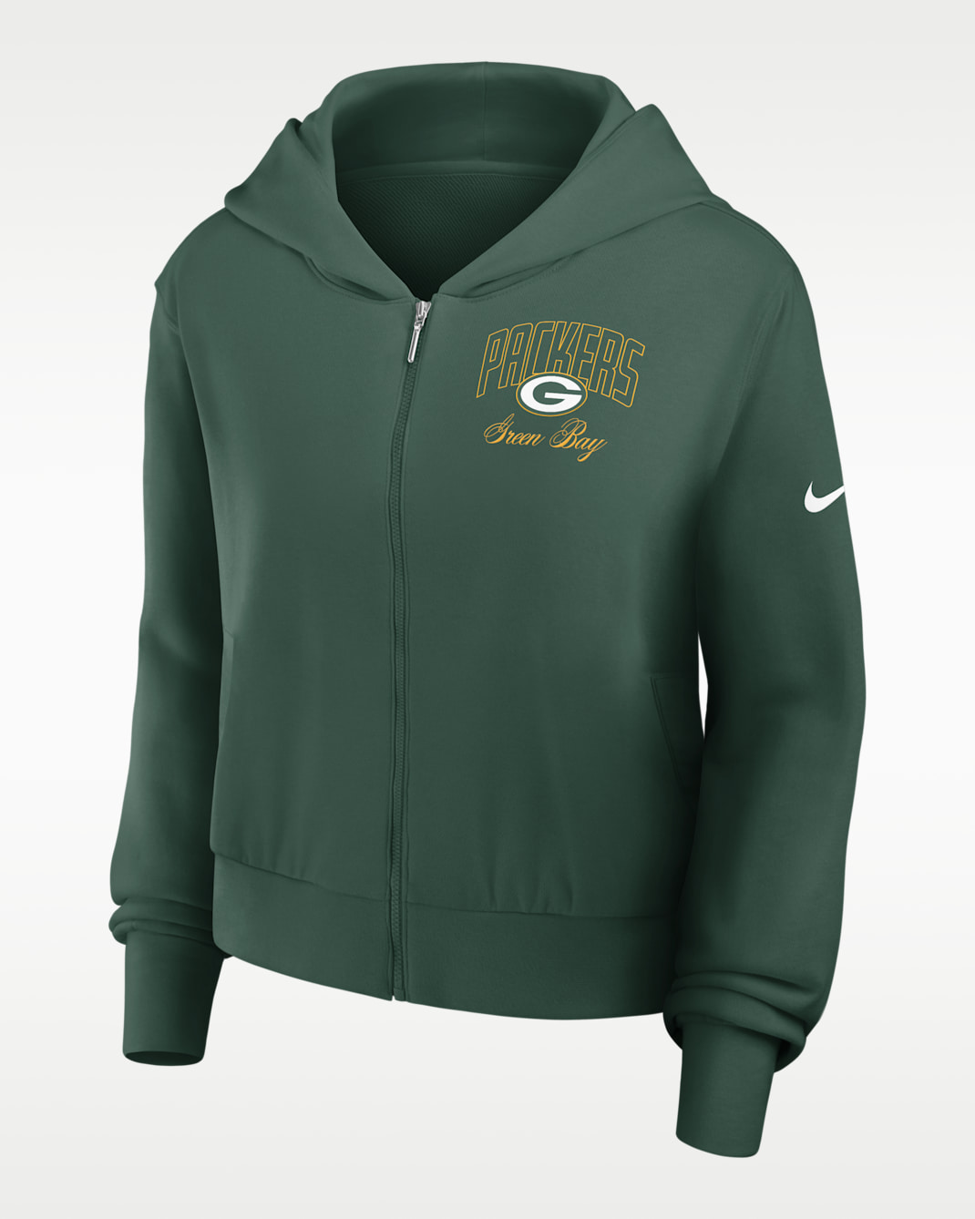 Green Bay Packers Primetime Women's Nike NFL Full-Zip Hoodie - Green