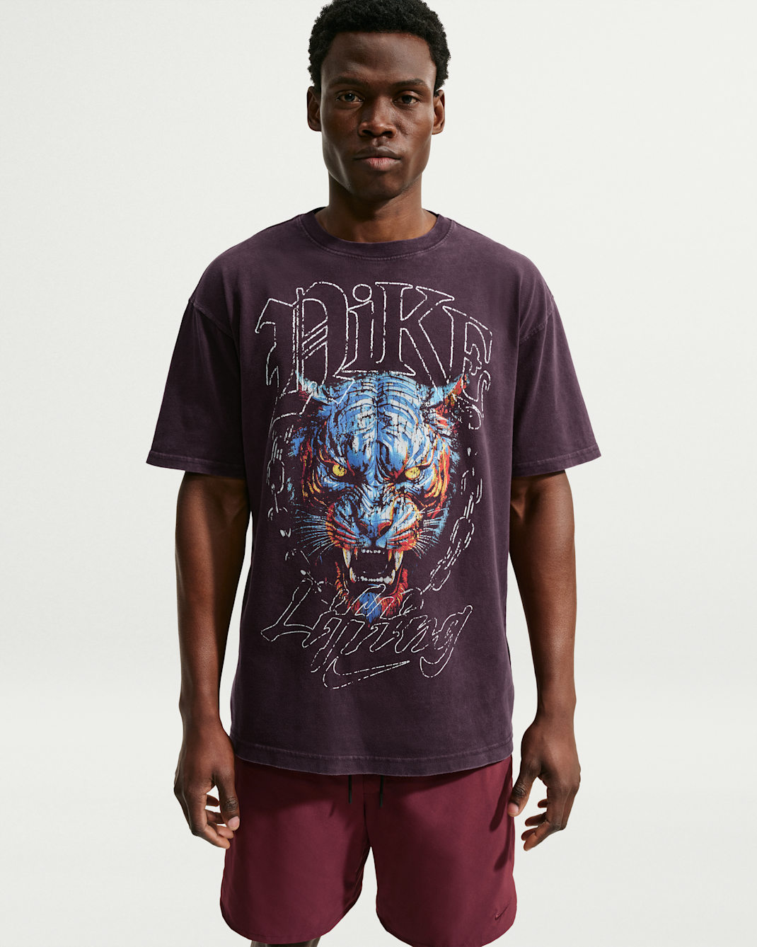 Playera para hombre Nike - Burdeos ceniza