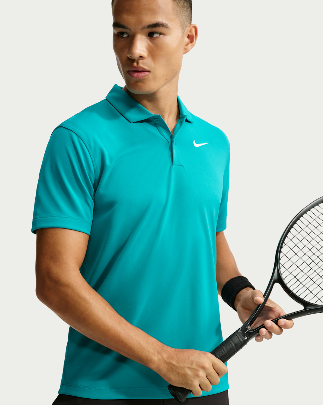 NikeCourt Dri-FIT Men's Tennis Polo - Energy/White